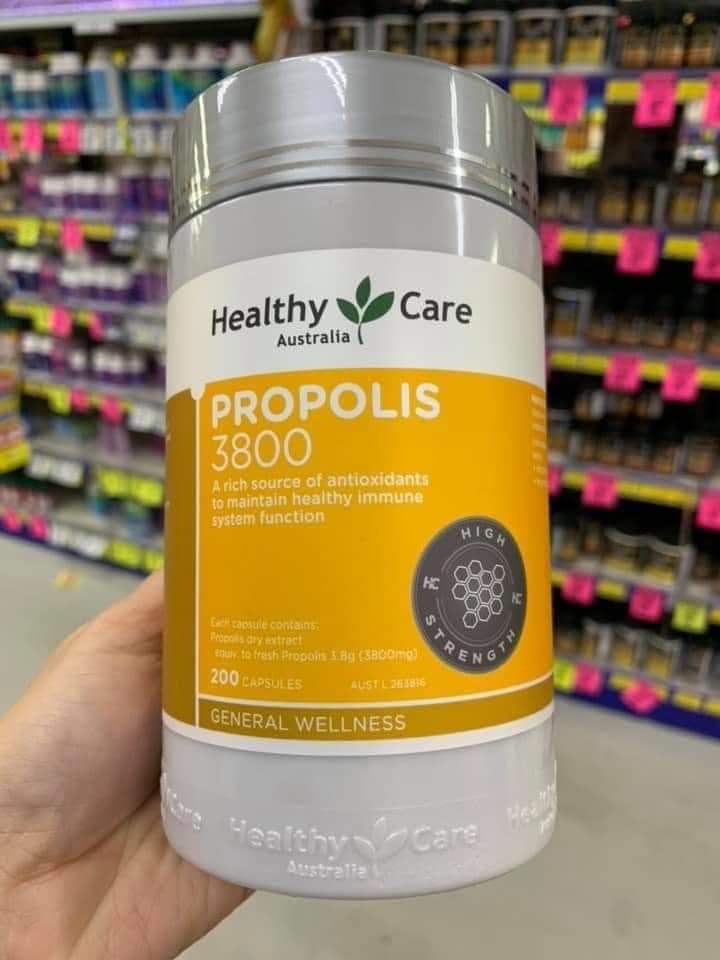 Keo Ong Healthy Care Propolis 3800mg - 200 viên