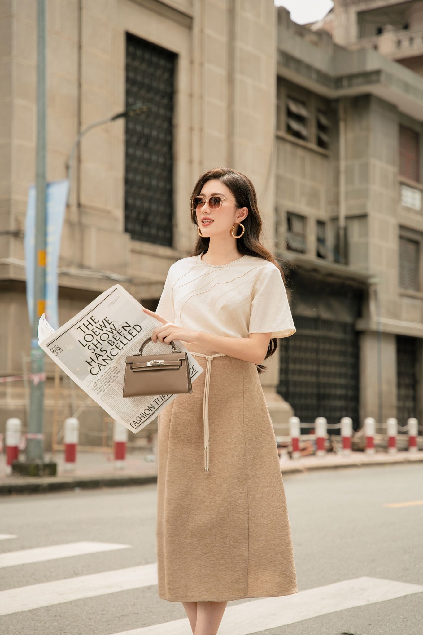 Voucher siêu sale 15% OLV - Chân váy Nicole Skirt
