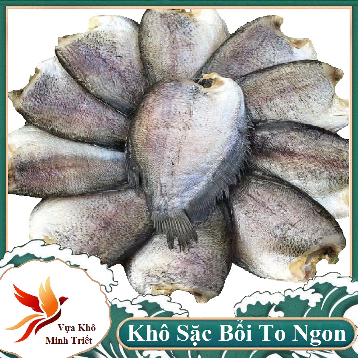 KHÔ CÁ SẠC KHÔNG ĐẦU LOẠI 1  THƯỢNG HẠNG 1KG (8-9 CON /KG) ĐẶC SẢN MINH TRIẾT CÀ MAU