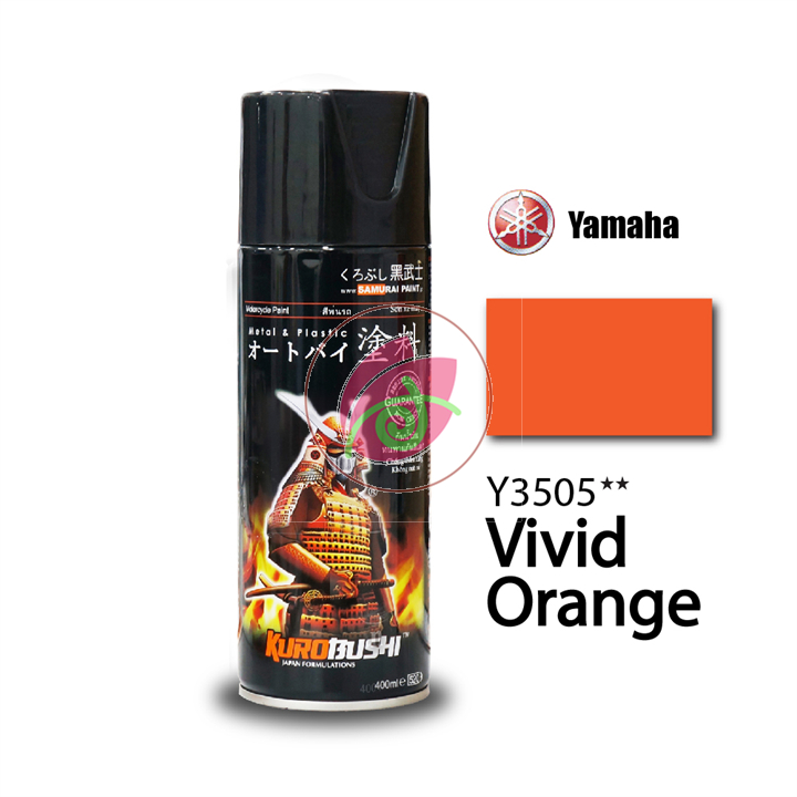Chai sơn màu cam rực Y3505 sơn xịt Samurai