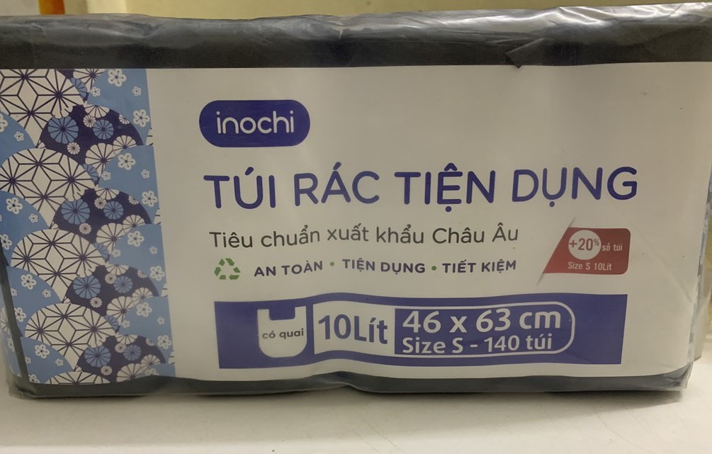 COMBO 4 Cuộn Túi đựng rác Soji inochi ( Hàng Xuất Nhật )