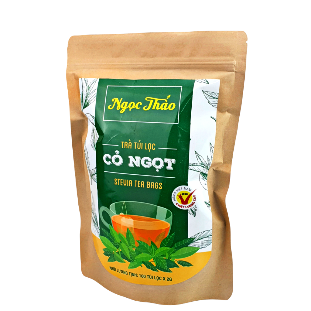 Trà Cỏ Ngọt Ngọc Thảo dạng 100 túi lọc