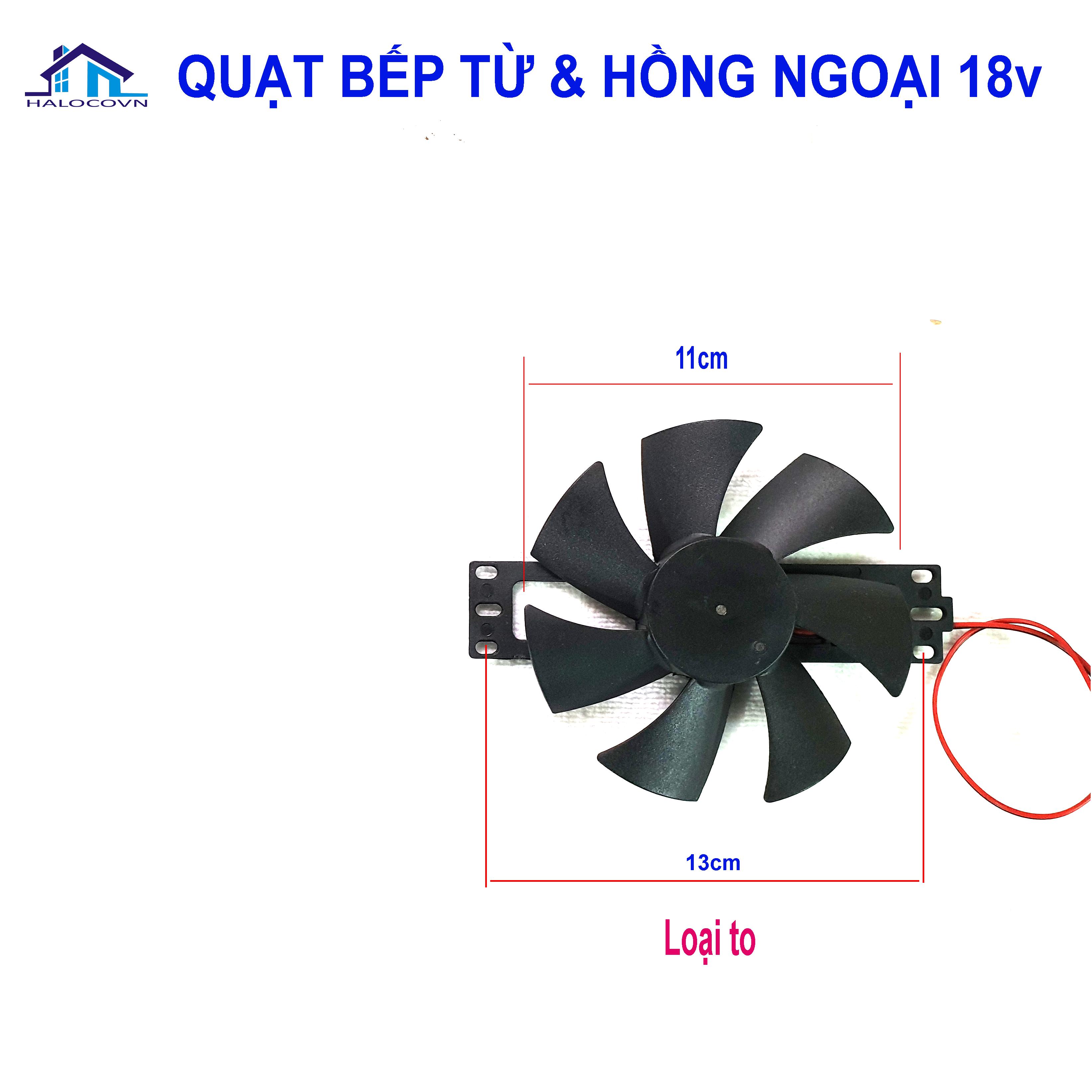 Quạt bếp từ 18V DC  loại tốt các cỡ