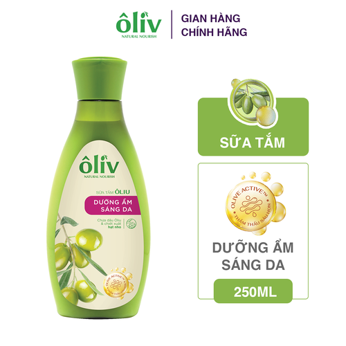 (HÀNG CHÍNH HÃNG) Sữa tắm Ôliv Dưỡng Ẩm Sáng Da 250ml