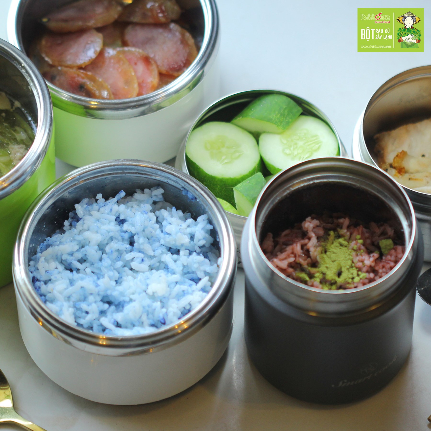 Bột Hoa Đậu Biếc Sấy Lạnh Dalahouse 60g (20 gói * 3g)