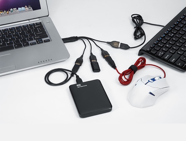 Bộ chia, Hub 4 cổng usb 2.0 DTech DT-3020