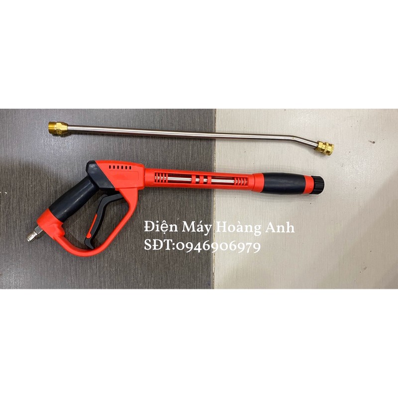 Súng rửa xe cao áp dài lõi đồng kèm 1 béc tuỳ chọn