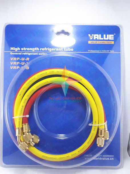 Bộ 03 dây nạp Gas R410 VALUE dài 90cm