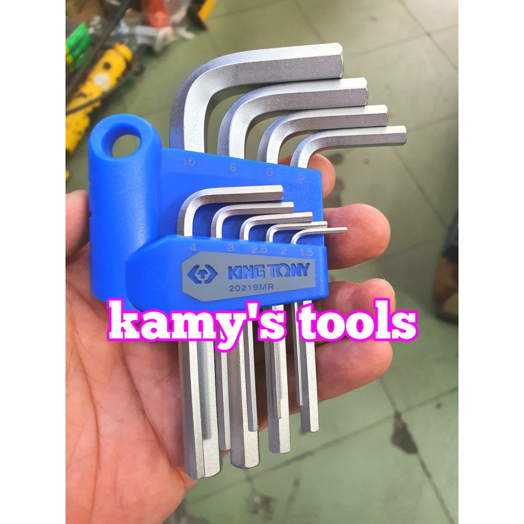 Bộ lục giác ngắn 9 cây Kingtony model 20219MR
