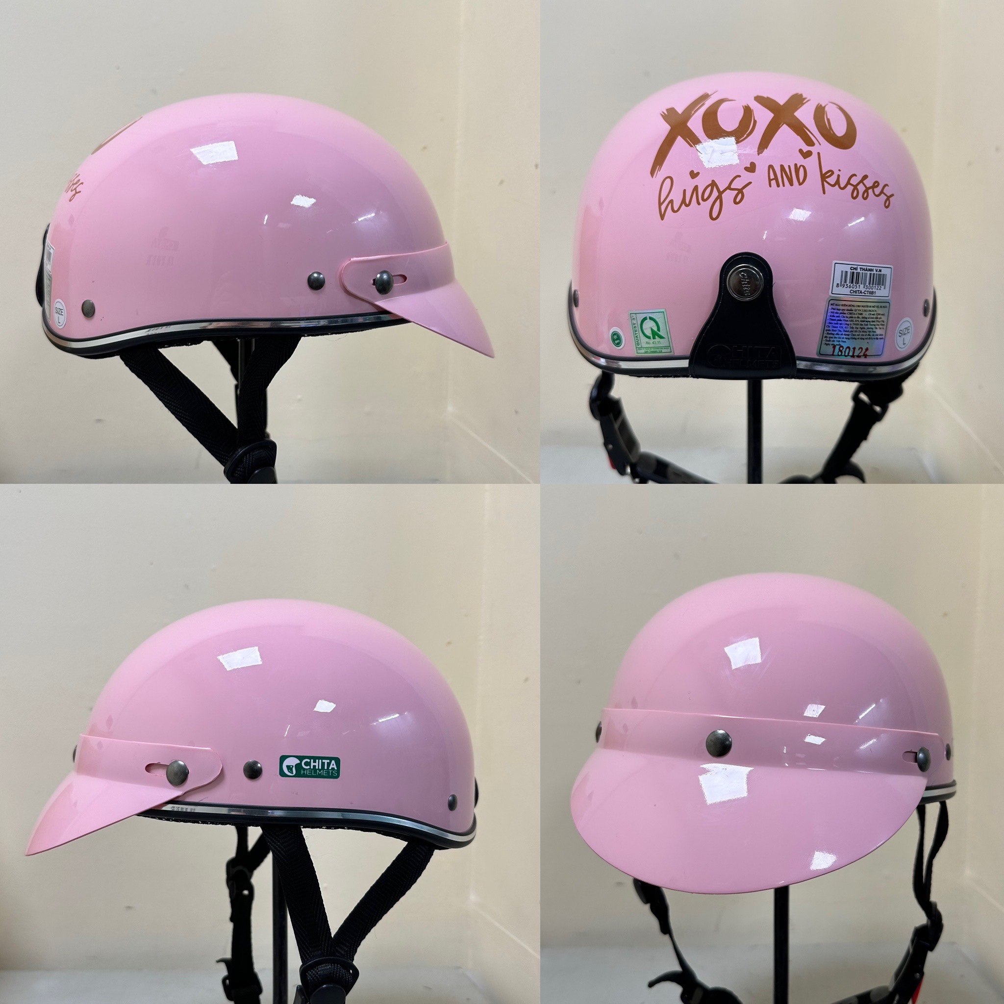 Mũ bảo hiểm Chita CT6B1 tem XO