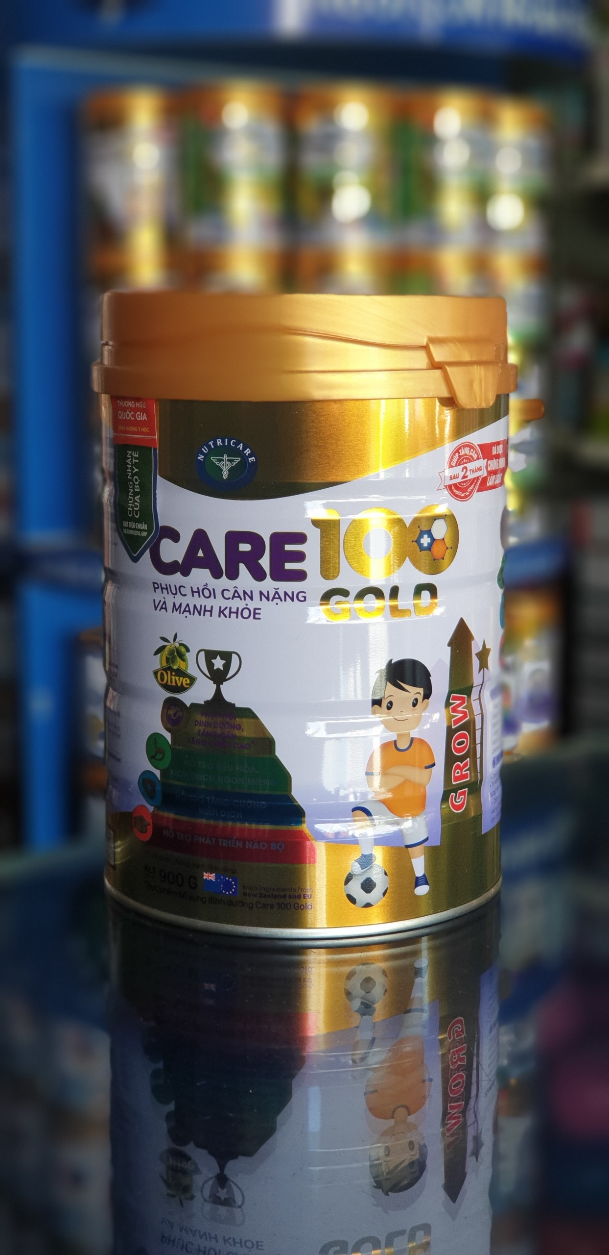 Sữa Nutricare 100 Gold MẪU MỚI (900G)