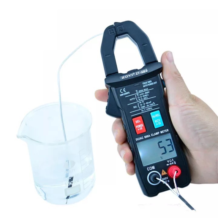 Đồng hồ ampe kìm zoyi zt-qb9 đo điện ac/dc vạn năng - hàng chính hãng - bảo hành 12 tháng