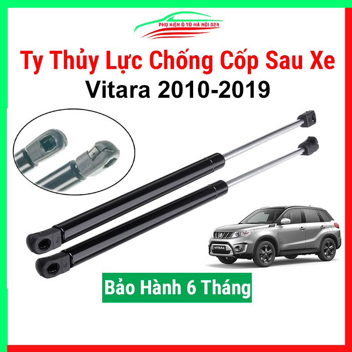 Bộ 2 ty thủy lực mở cốp ô tô Vitara 2010-2019, ben hơi trợ nâng, chống cốp sau xe kèm phụ kiện lắp