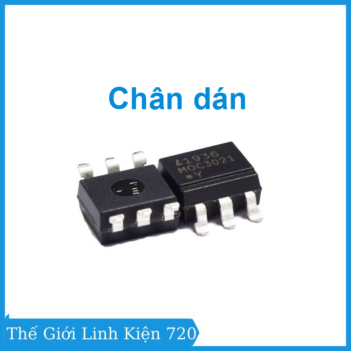 Combo 2 Ic MOC3021 6 chân cắm (DIP6) / chân dán(SOP6)