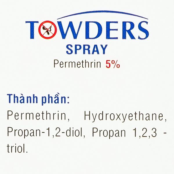 Xịt Towders spray 150ml