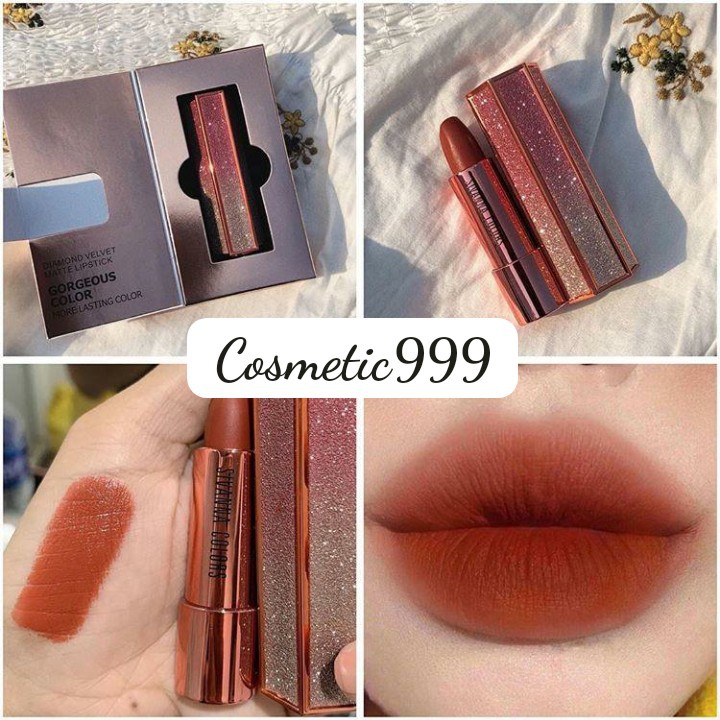 (Auth)Son Sivana Colors Diamond Velvet Matte Lipstick -Cosmetic999