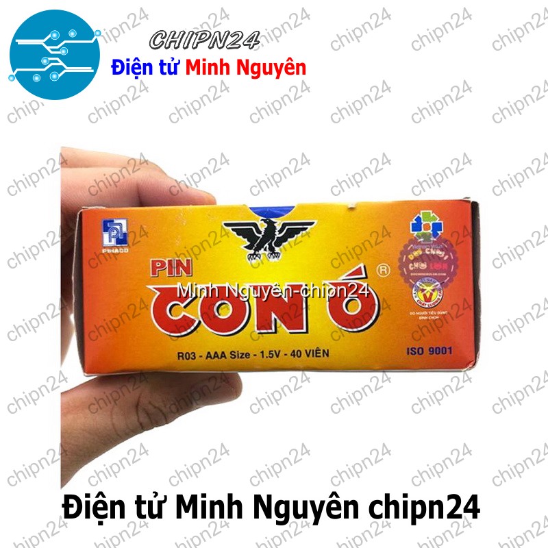 [4 viên] (F229.5) Pin AAA Con Ó Pinaco (Pin 3A, Pin tiểu, Pin đũa) - HH001975