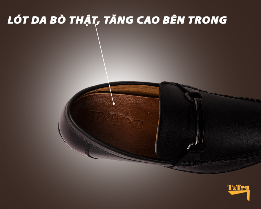 [6cm]-padded shoes men's T & check T85 Black