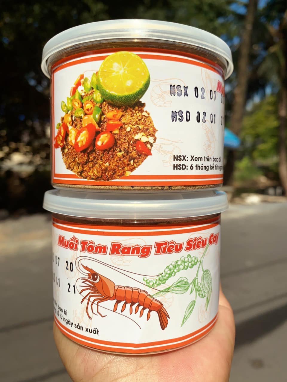Muối tôm rang siêu cay