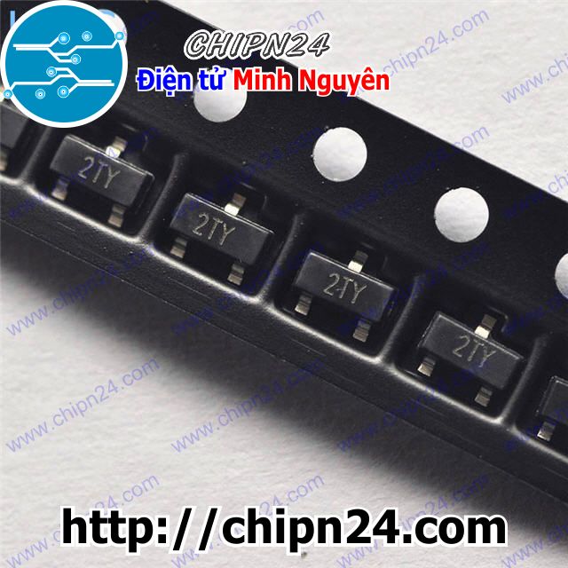 [25 con] (KX) Transistor Dán S8550 (2TY) SOT-23 PNP 500mA 40V (SMD Dán) (8550)