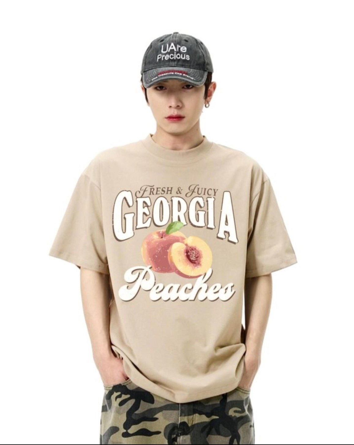 Áo thun Unisex Nam Nữ PEACH TEE