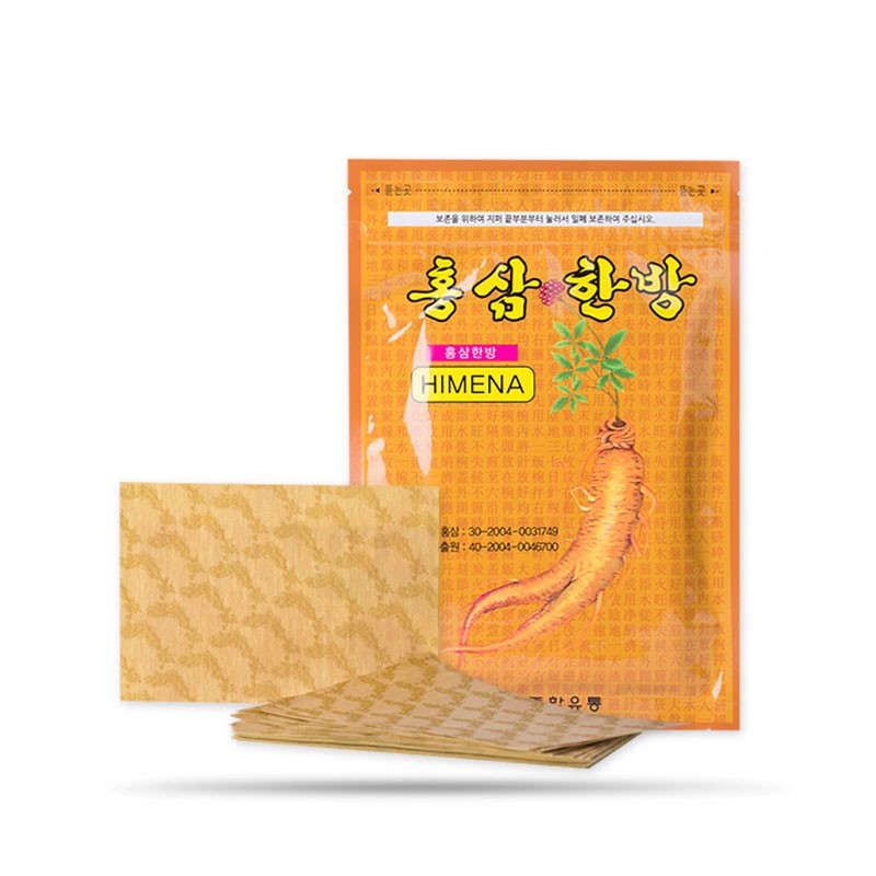 [HCM]Cao Dán Hồng Sâm HIMENA Hàn Quốc Túi 20 miếng