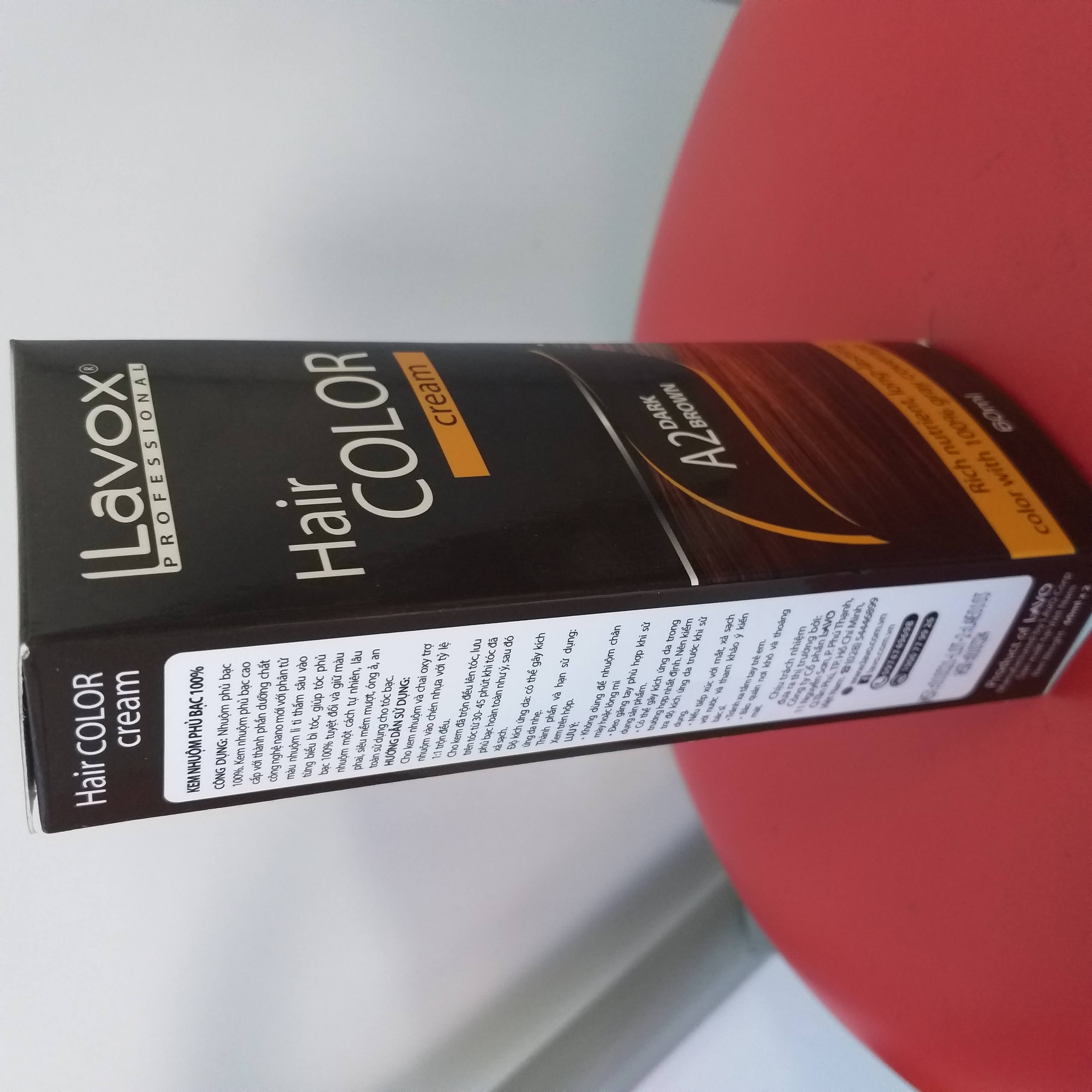 Kem nhuộm phủ bạc Lavox