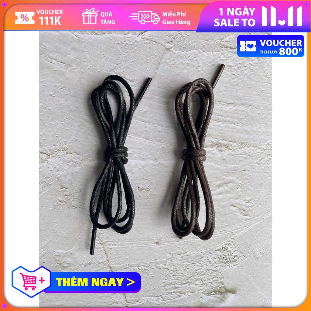 Bộ dây giày Manlio Legat bản tròn dành cho mọi loại giày da DG002-02