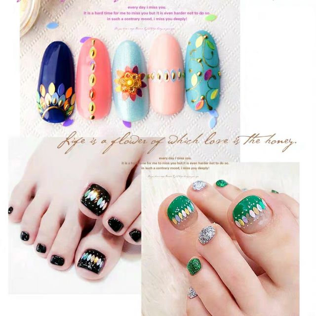 Set Phụ Kiện Trang Trí Hạt Gạo Nail - sinailmi