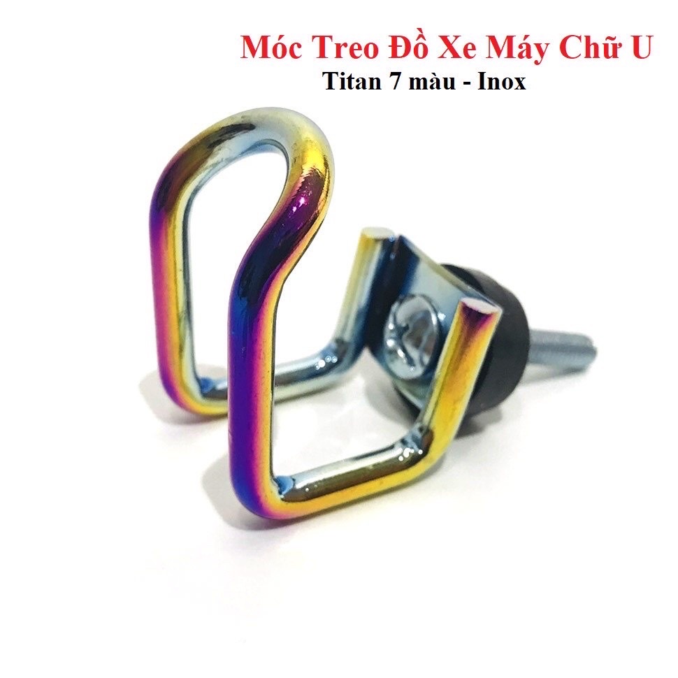Móc Treo Đồ Xe Máy Chữ U 7 Màu
