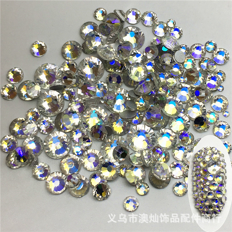 Bịch đá tiệp 1440 viên mix size đủ màu đính trang trí móng tay