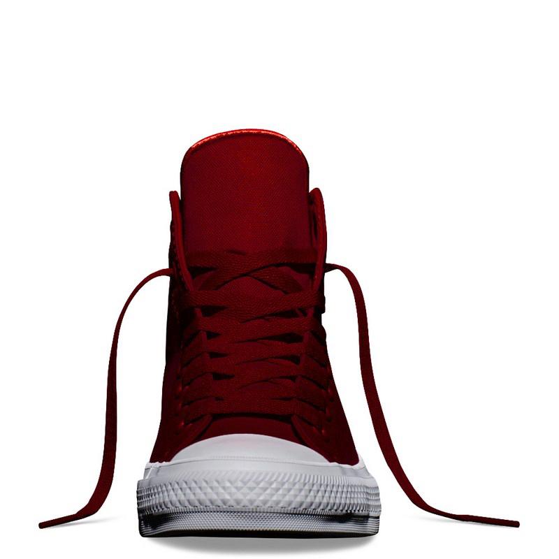Giày Sneaker Nam Thời CK2 Cổ Cao Màu Đỏ Đô