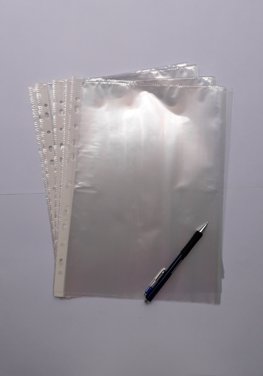 Bìa Nilon  Lỗ 400 gr/ xấp( xấp /100 cái)