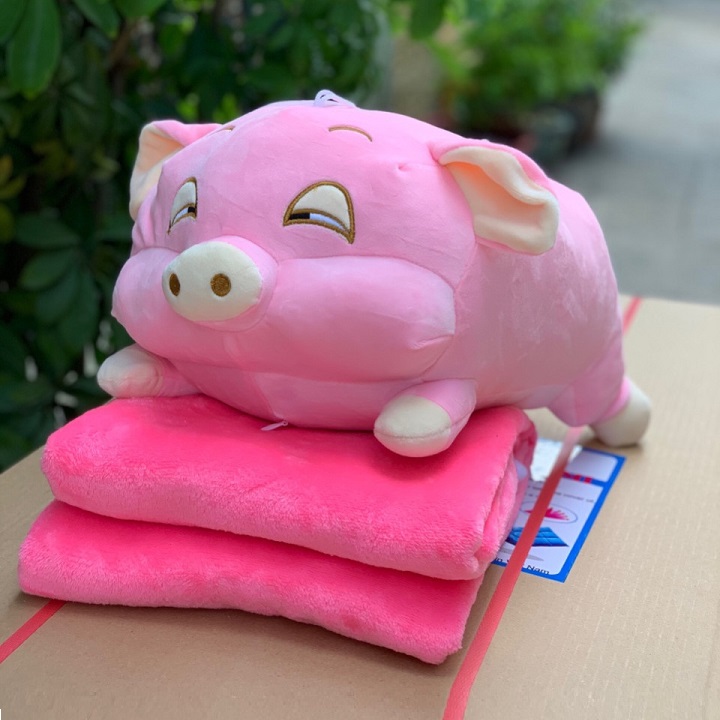 Mền trong gối - mền trong gối con heo
