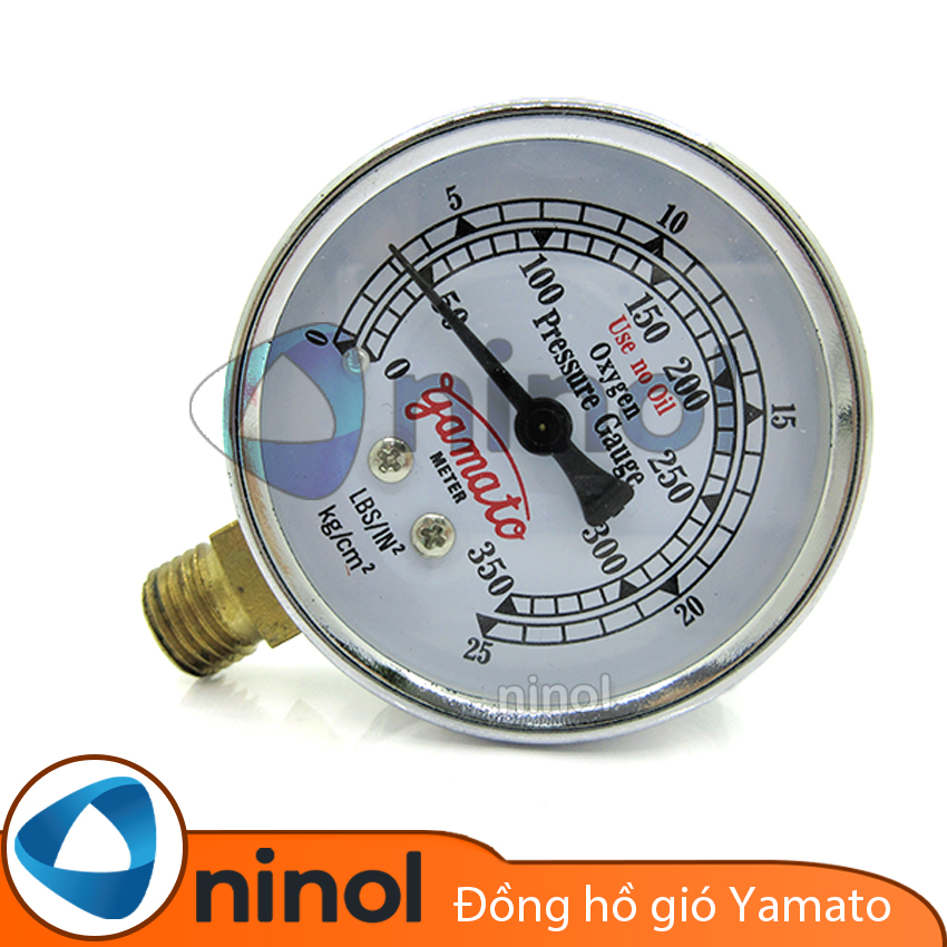 Mặt đồng hồ oxy Yamato hàn gió đá