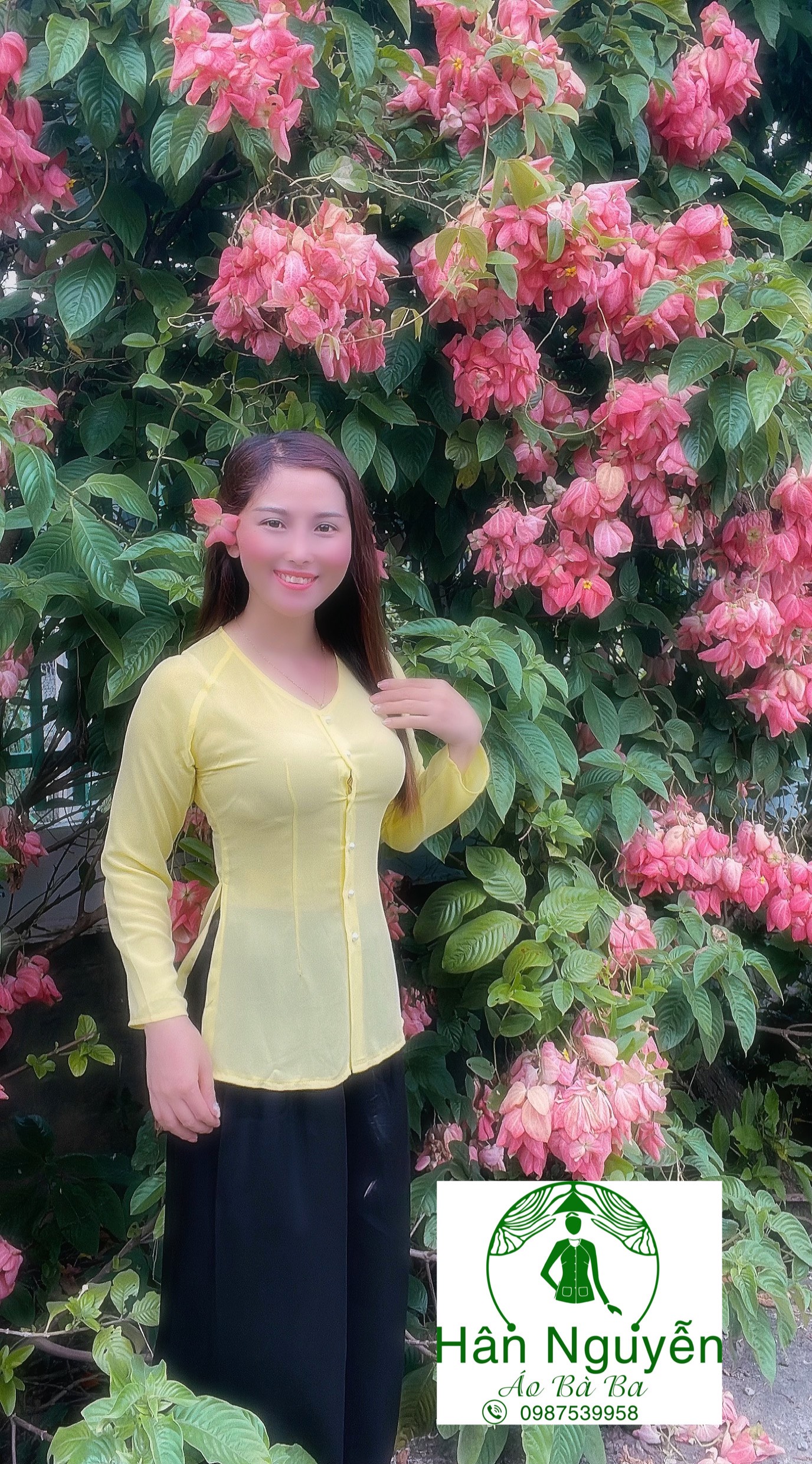 ÁO BÀ BA LỤA TRƠN CỔ TIM  CHẤT VOAN ( ÁO LẼ )