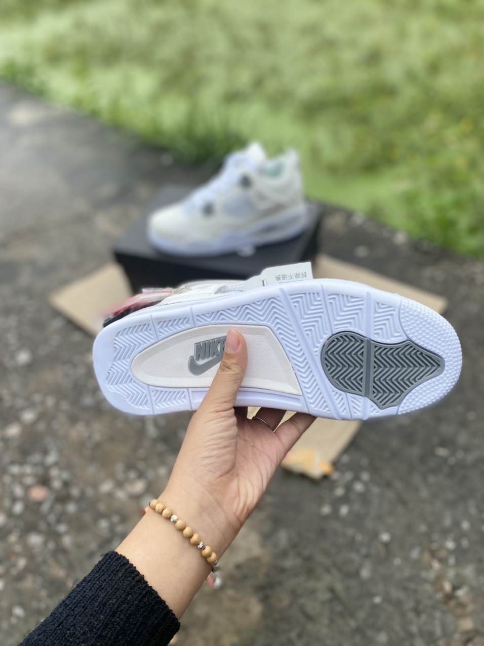 (FREESHIP+ QUÀ TẶNG)Giày Sneaker  JD4 FULL TRẮNG  [FREESHIP+ẢNH THẬT]  [Full Box] D&P HÀNG SIÊU CẤP