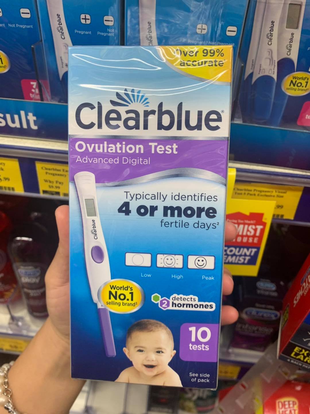 QUE THỬ RỤNG TRỨNG CLEARBLUE