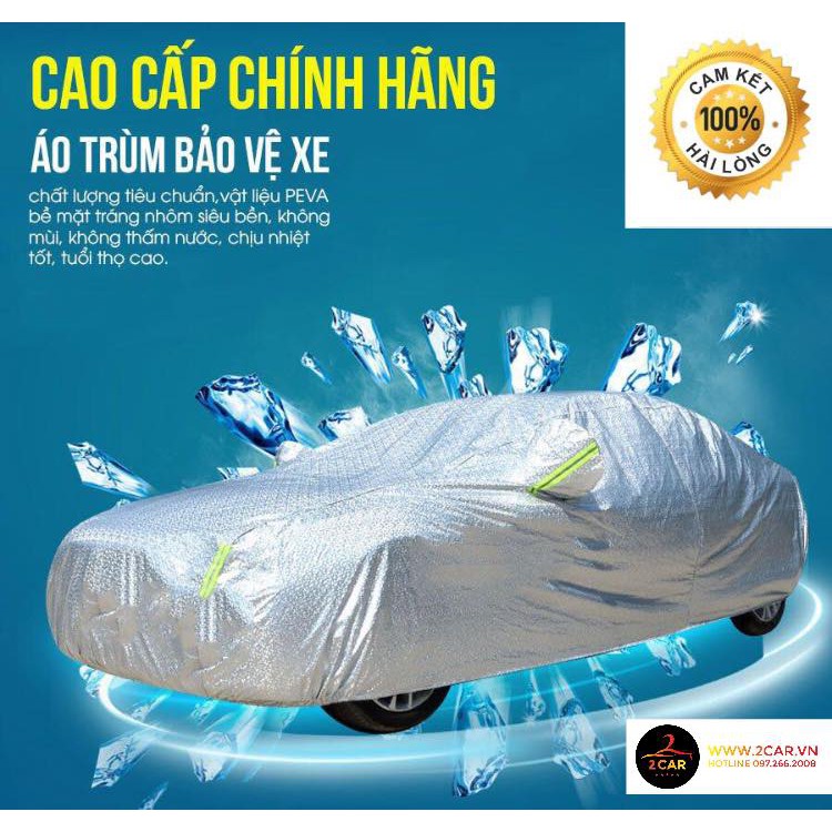 Bạt Che Phủ Xe Ford Territory Cao Cấp (bạt 3 lớp Tráng Nhôm, chống xước, che nắng, mưa cao cấp) Size 2XL