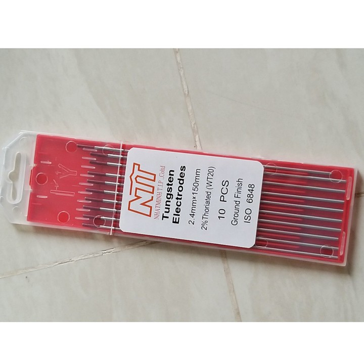 Kim hàn TIG 2.4x150mm bộ 5 kim