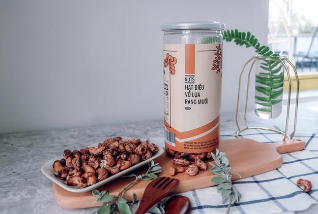 Hạt Điều Vỏ Lụa Rang Muối DK Harvest - 500g