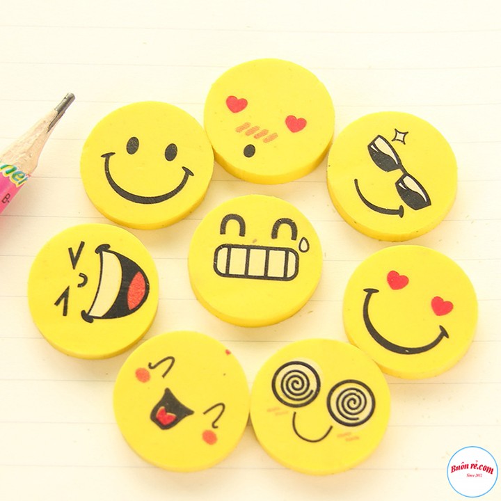1 pill eraser pencil-shaped Smiley cute-icon emotion fun 00247