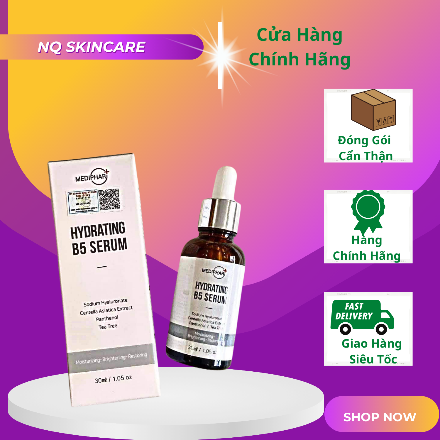 Serum Phục Hồi Da B5 Mediphar - Hydrating 30ml