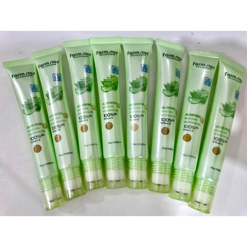 Lăn Mắt Nha đam Tri. Thâm Farmstay 100% Aloe