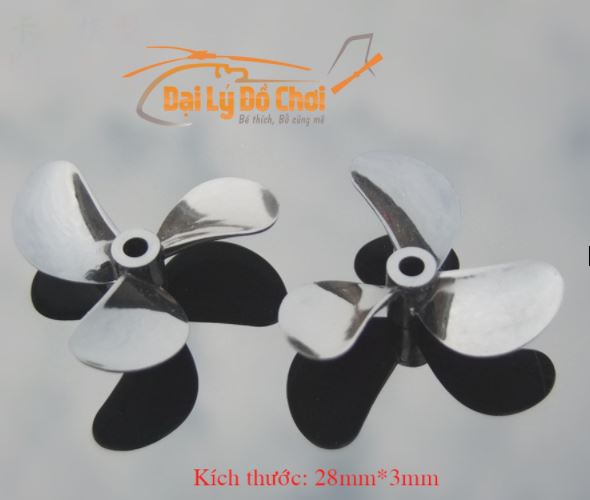 CV7K CẶP CHÂN VỊT 3 LÁ KÍCH CỠ NHỎ 28 * 3MM