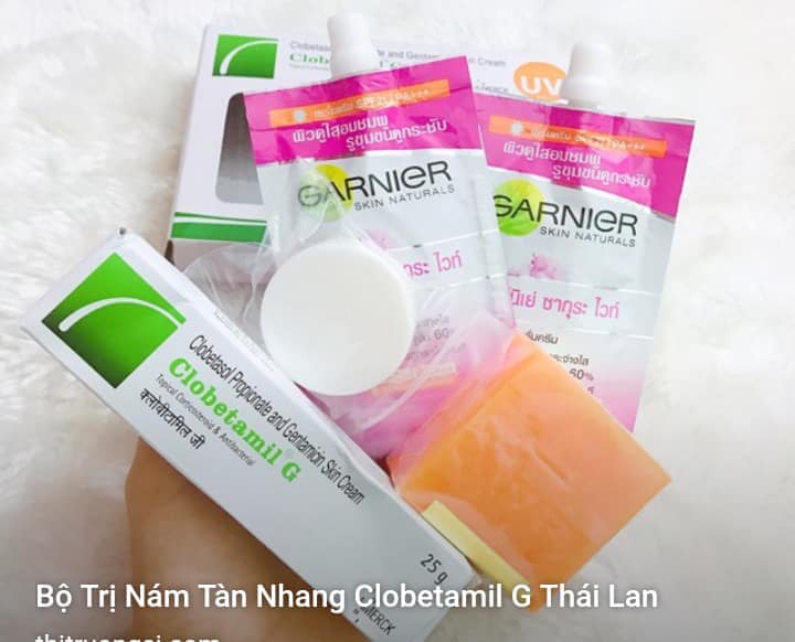 Bộ Kem Nám, Tàn Nhang CLOBETAMIL-G