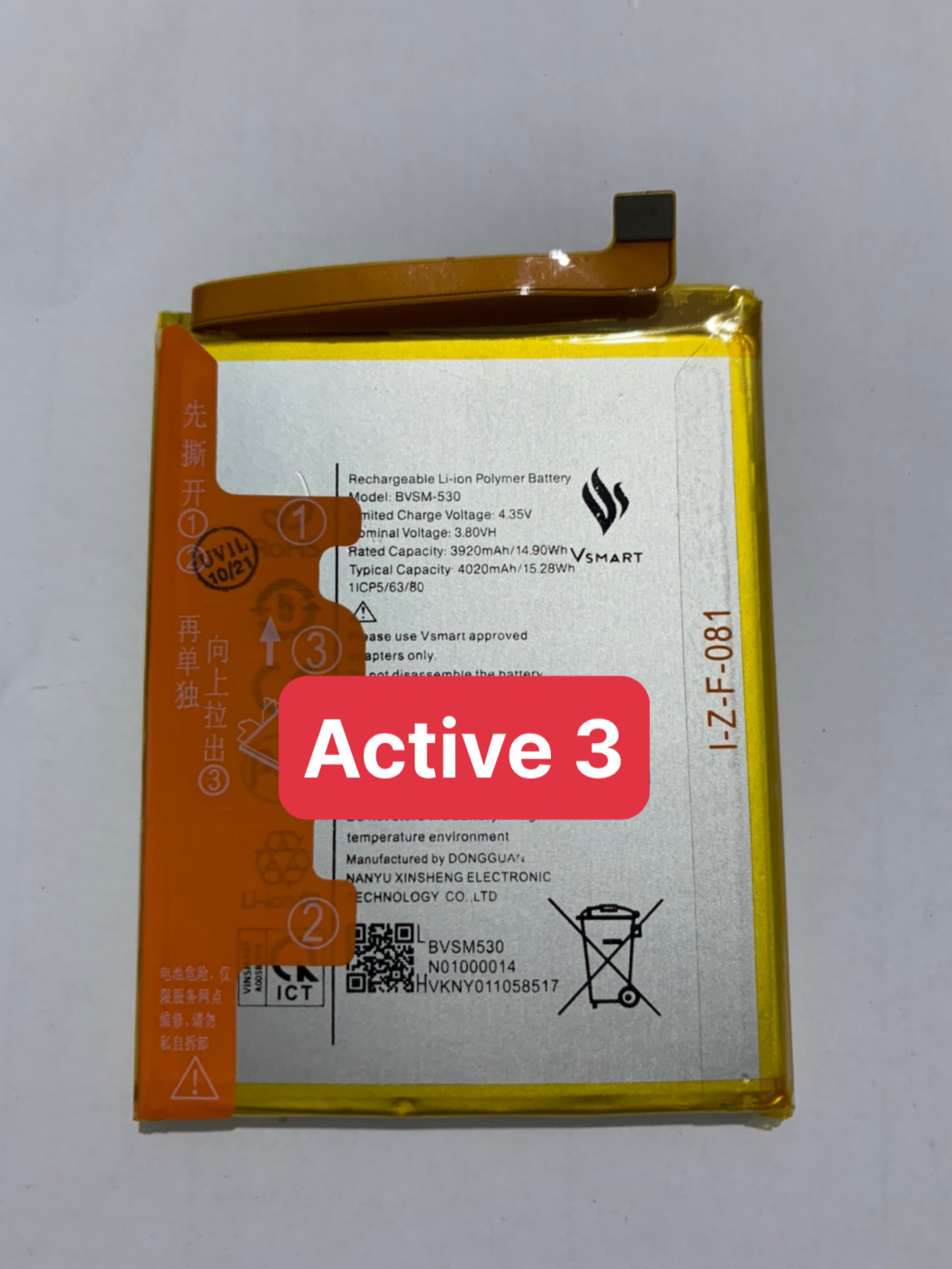 pin Vsmart Active 3 / BVSM-530 / pin zin 4020mAh