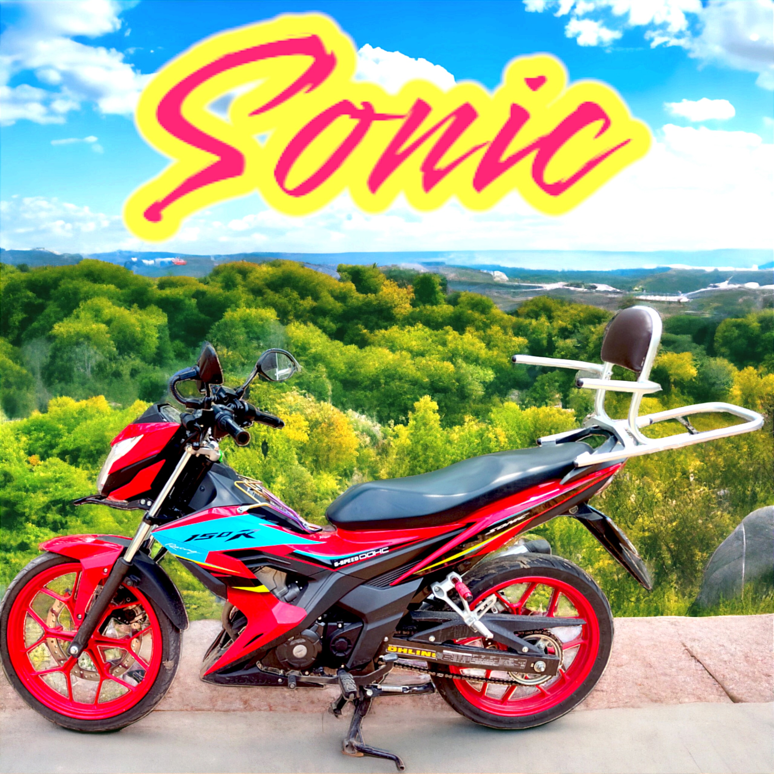 ( tặng lót tay) baga phượt cho xe SONIC