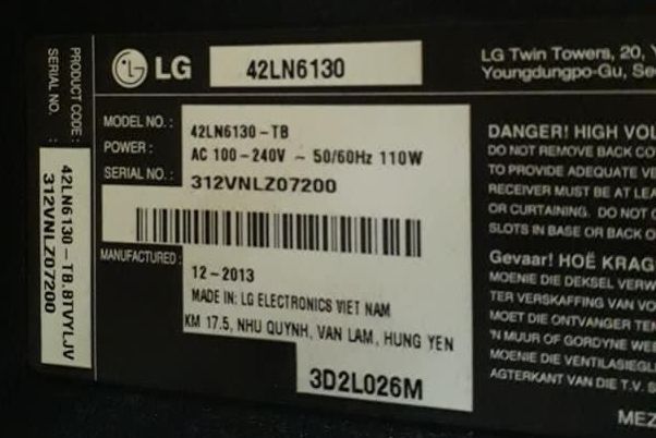 Bo mạch 42LN6130