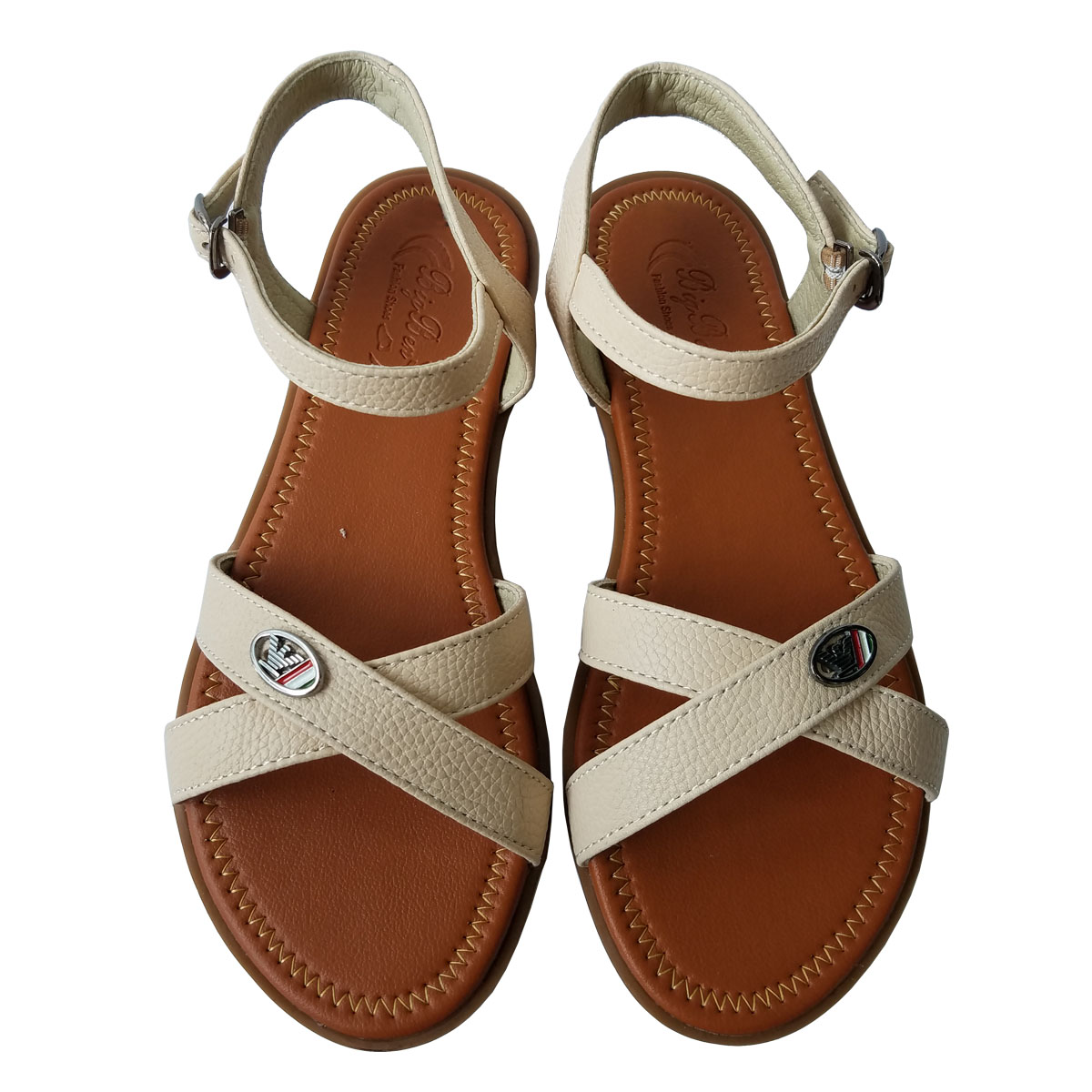 Giày Sandal Nữ Da Bò Thật BIGBEN Cao Cấp SDN88